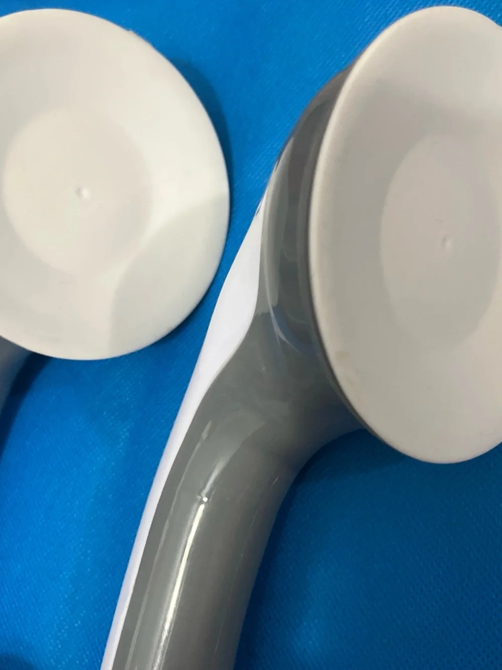 White and Gray Suction Grab Bars - Bathroom Safety Handle NWT